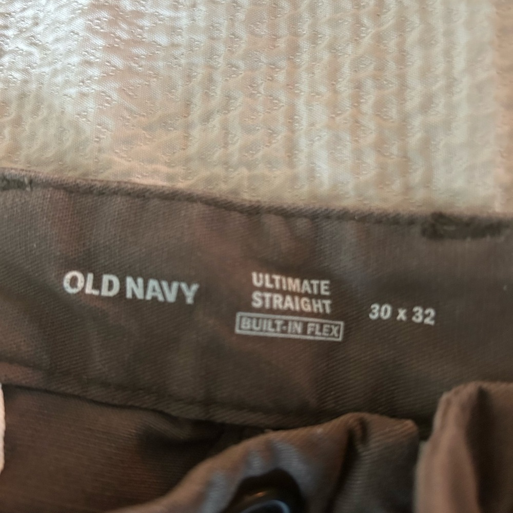 Old Navy Men's Charcoal Chinos
